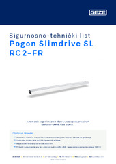 Pogon Slimdrive SL RC2-FR Sigurnosno-tehnički list HR