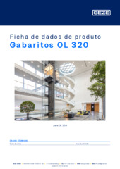 Bohrlehren für OL 320 Ficha de dados de produto PT