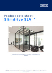 Slimdrive SLV  * Product data sheet EN
