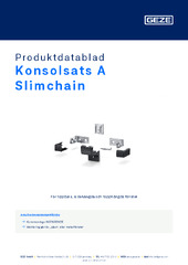 Konsolsats A Slimchain Produktdatablad SV
