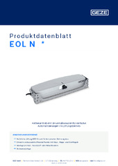 EOL N  * Produktdatenblatt DE