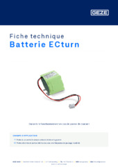 Batterie ECturn Fiche technique FR