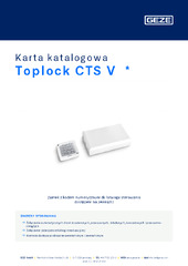 Toplock CTS V  * Karta katalogowa PL