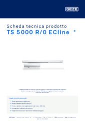 TS 5000 R/0 ECline  * Scheda tecnica prodotto IT