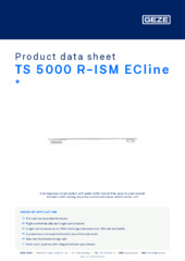 TS 5000 R-ISM ECline  * Product data sheet EN