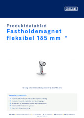 Fastholdemagnet fleksibel 185 mm  * Produktdatablad DA