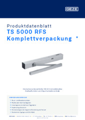 TS 5000 RFS Komplettverpackung  * Produktdatenblatt DE