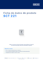 SCT 221 Ficha de dados de produto PT