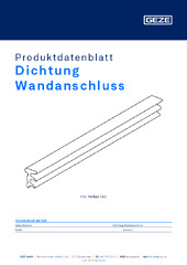 Dichtung Wandanschluss Produktdatenblatt DE