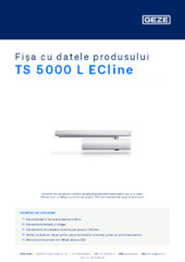 TS 5000 L ECline Fișa cu datele produsului RO