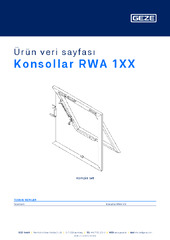 Konsollar RWA 1XX Ürün veri sayfası TR