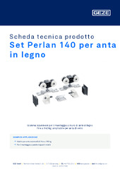 Set Perlan 140 per anta in legno Scheda tecnica prodotto IT