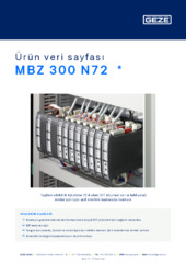 MBZ 300 N72  * Ürün veri sayfası TR