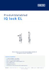 IQ lock EL Produktdatablad DA