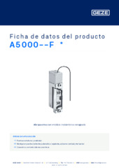 A5000--F  * Ficha de datos del producto ES