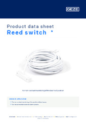 Reed switch | GEZE