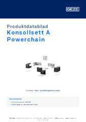 Konsollsett A Powerchain Produktdatablad NB