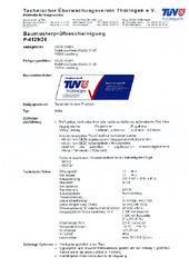 Baumusterprüfbescheinigung DE (2566358)
