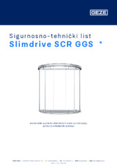 Slimdrive SCR GGS  * Sigurnosno-tehnički list HR