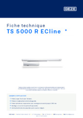 TS 5000 R ECline  * Fiche technique FR