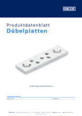 Dübelplatten Produktdatenblatt DE