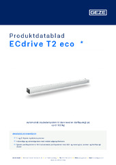 ECdrive T2 eco  * Produktdatablad DA