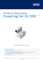 Coupling for OL 320  * Product data sheet EN