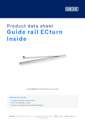 Guide rail ECturn Inside Product data sheet EN