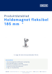 Holdemagnet fleksibel 185 mm  * Produktdatablad NB