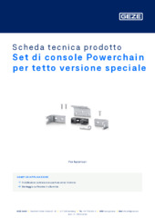 Set di console Powerchain per tetto versione speciale Scheda tecnica prodotto IT