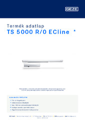 TS 5000 R/0 ECline  * Termék adatlap HU