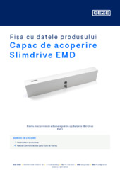 Capac de acoperire Slimdrive EMD Fișa cu datele produsului RO