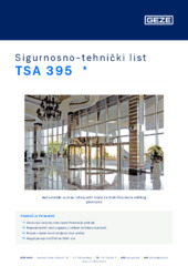 TSA 395  * Sigurnosno-tehnički list HR