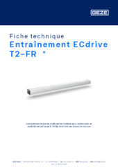 Entraînement ECdrive T2-FR  * Fiche technique FR
