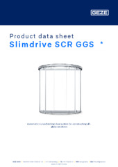 Slimdrive SCR GGS  * Product data sheet EN