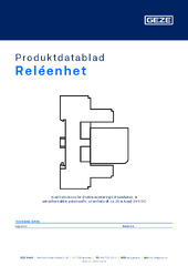 Reléenhet Produktdatablad NB