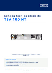 TSA 160 NT Scheda tecnica prodotto IT