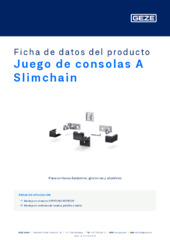 Juego de consolas A Slimchain Ficha de datos del producto ES