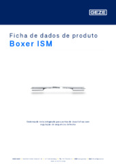 Boxer ISM Ficha de dados de produto PT