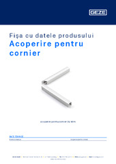 Acoperire pentru cornier Fișa cu datele produsului RO