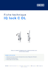 IQ lock C DL Fiche technique FR