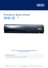 VIO-D  * Product data sheet EN