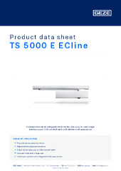 TS 5000 E ECline Product data sheet EN