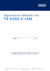 TS 5000 E-ISM Sigurnosno-tehnički list HR
