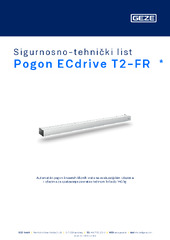 Pogon ECdrive T2-FR  * Sigurnosno-tehnički list HR