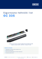 GC 335 Sigurnosno-tehnički list HR