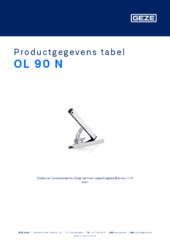 OL 90 N Productgegevens tabel NL