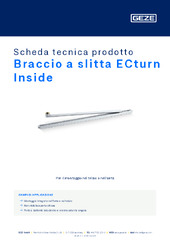 Braccio a slitta ECturn Inside Scheda tecnica prodotto IT