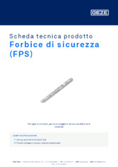 Forbice di sicurezza (FPS) Scheda tecnica prodotto IT