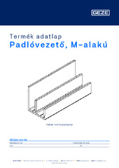 Padlóvezető, M-alakú Termék adatlap HU